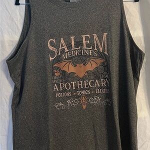Gray Salem Apothecary Tank Top